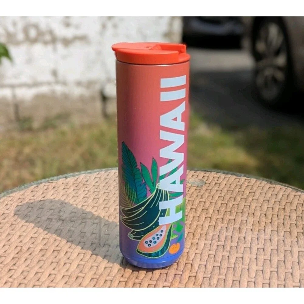 Starbucks 2020 Hawaii Exclusive Ombre Tropical‎ Fruit Stainless Steel Tumbler